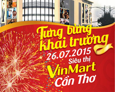 Khai trương VinMart Cần Thơ: Mua hàng VinMart – Trúng xe SH